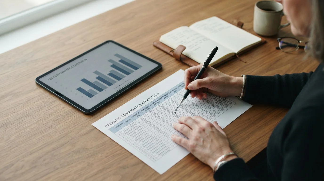 Análisis comparativo de márgenes y concentración empresarial entre operadores DGOJ