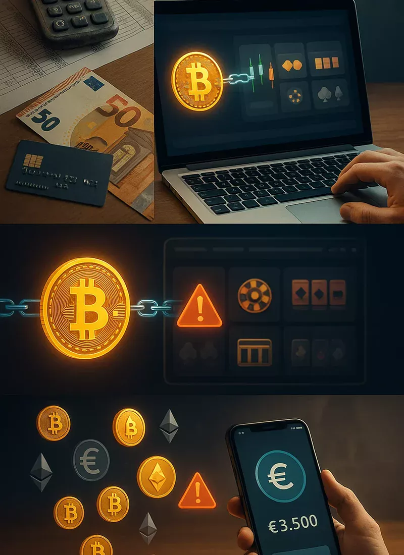 Tributación criptomonedas en apuestas: doble y triple tributación Bitcoin, cada transmisión tributa - Infografía completa momentos fiscales