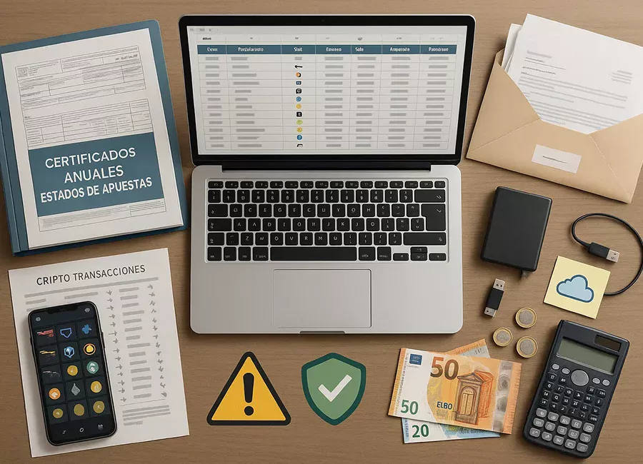 Documentación crítica para casos raros de apuestas: Excel control, capturas pantalla, backup y supervivencia fiscal ante Hacienda