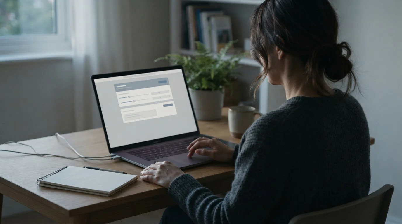 Usuario estableciendo límites de depósito en plataforma de apuestas online