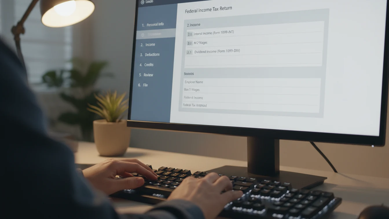 Pantalla del programa Renta Web mostrando el menú de navegación hacia las casillas de juego