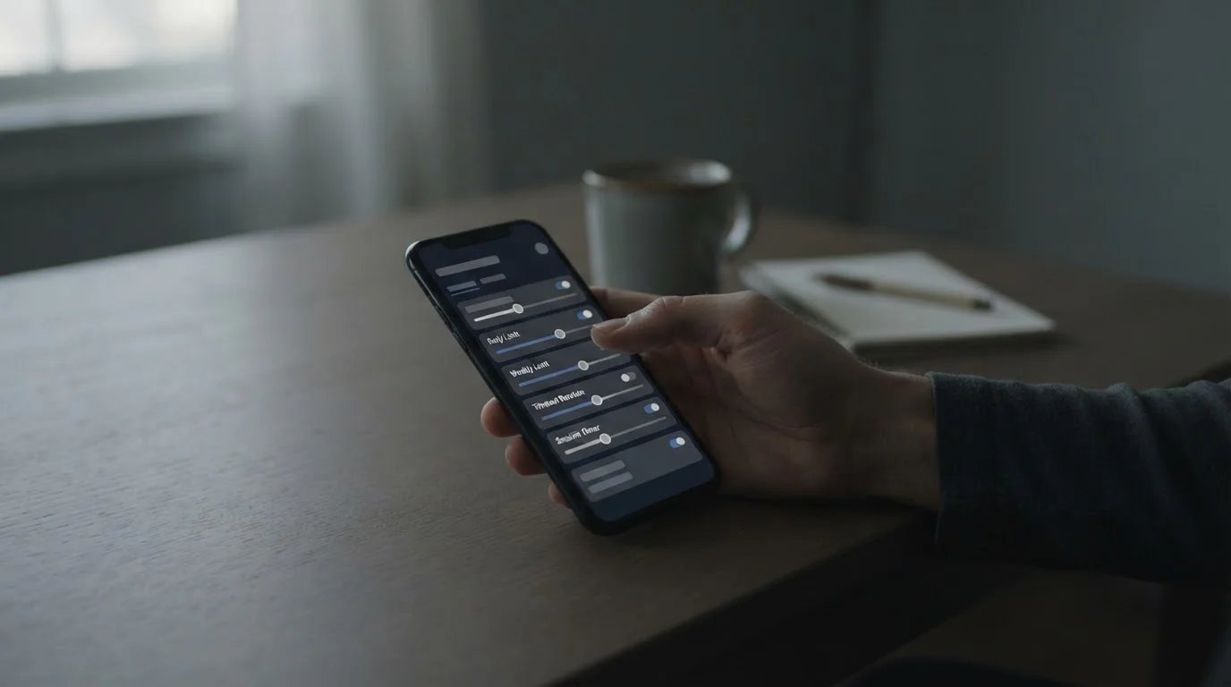 Concepto de límites y control en juego responsable