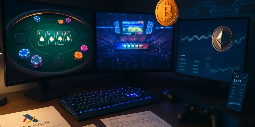 Declarar póker online, esports y criptomonedas en Hacienda España: guía completa para apuestas no convencionales y casos raros fiscales