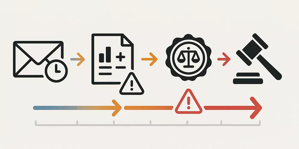 Proceso sancionador de Hacienda en 4 fases: requerimiento, propuesta liquidación, liquidación definitiva y expediente sancionador