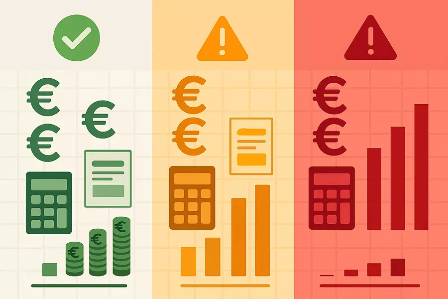 Tres tipos de infracciones fiscales por apuestas: leves, graves y muy graves con multas exactas y porcentajes